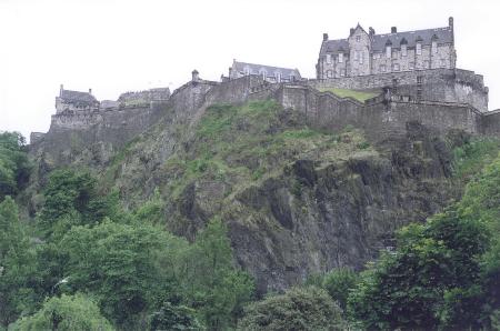 View of Castle from Princes Street Gardens