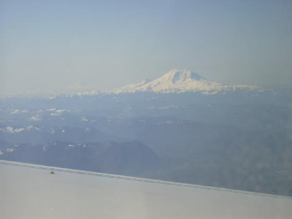Mt. Ranier from the plane