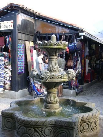 Fountain in the Antigua market