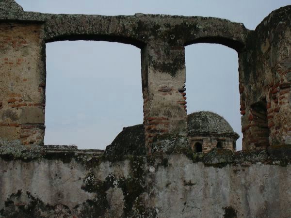 Ruins at Capuchinas Convent