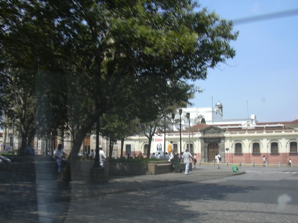 Plaza Central - Guatemala City (from the car)